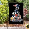 NFL New England Patriots Mickey Donald Goofy Double Sided Printing Garden Flag