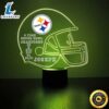 NFL Pittsburgh Steelers Helmet Led Sports Fan Lamp Custom Night Light