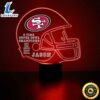 NFL San Francisco 49ers Football Led Sports Fan Lamp Custom Night Light