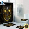 NFL Skull Pittsburgh Steelers 4pcs Bathroom Rugs Set Shower Curtains Toilet Lid Cover Mats 3 NFL Skull Pittsburgh Steelers 4pcs Bathroom Rugs Set Shower Curtains Toilet Lid Cover Mats