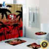 NFL Summer San Francisco 49ers 4pcs Bathroom Shower Curtain Set Bath Mats Toilet Lid Cover 2 NFL Summer San Francisco 49ers 4pcs Bathroom Shower Curtain Set Bath Mats Toilet Lid Cover