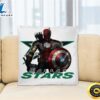 NHL Captain America Thor Spider Man Hawkeye Avengers Endgame Hockey Dallas Stars Square Pillow