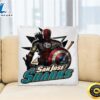 NHL Captain America Thor Spider Man Hawkeye Avengers Endgame Hockey San Jose Sharks Square Pillow 2 NHL Captain America Thor Spider Man Hawkeye Avengers Endgame Hockey San Jose Sharks Square Pillow