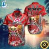 Ohio State Buckeyes NCAA Baby Yoda Hawaiian Shirt for Men And Women