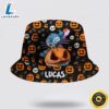 Personalized Halloween Stitch Pumpkin Patterns Bucket Hat