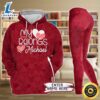 Personalized My Heart Belongs To Valentine Legging Hoodie Custom Valentine Legging Hoodie
