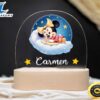 Personalized Night Light Mickey Mouse Lamp For Kids With Name