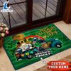 Philadelphia Eagles NFL Custom Doormat For The Celebration Of Saint Patricks Day