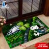 Philadelphia Eagles NFL Custom Doormat The Celebration Of The Saint Patricks Day