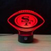 San Francisco 49ers 3d Nfl Light Lamps 3 San Francisco 49ers 3d Nfl Light Lamps