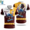 Stitch Favourite NFL Washington Redskins 3D shirt hoodie polo