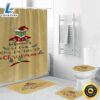 The Grinch Christmas It's Begining Shower Curtain Non-Slip Toilet Lid Cover Bath Mat - Bathroom Set Fans Gifts 3 The Grinch Christmas Its Begining Shower Curtain Non Slip Toilet Lid Cover Bath Mat Bathroom Set Fans Gifts