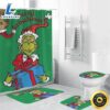 The Grinch Christmas Merry Grinchmas 1 Shower Curtain Non-Slip Toilet Lid Cover Bath Mat - Bathroom Set Fans Gifts 2 The Grinch Christmas Merry Grinchmas 1 Shower Curtain Non Slip Toilet Lid Cover Bath Mat Bathroom Set Fans Gifts
