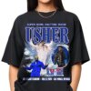 Usher 2000s Artist Super Bowl 2024 Halftime Show Graphic Tee Usher Show Shirt 1