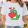 Valentine’s Day Dinosaur Heart T-Shirt 2 Valentine's Day Dinosaur Heart T Shirt