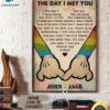 Valentine Day Lgbt Pride Firework Theme Customized Name Gay Mickey Mouse Hands The Day I Met You