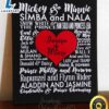 Valentine Day Personalized Disney Couple Names On Canvas 3 Valentine Day Personalized Disney Couple Names On Canvas