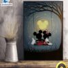 Valentine Day Romantic Disney Mickey Mouse & Minnie Mouse On The Swing Canvas Poster 2 Valentine Day Romantic Disney Mickey Mouse Minnie Mouse On The Swing Canvas Poster