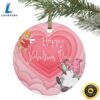 Valentine Double-Side Printed Ceramic Christmas Decorations 3 Valentine Double Side Printed Ceramic Christmas Decorations