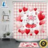 Valentine Gnome Hearts Shower Curtains Valentine Bathroom Decor Girlfriend Gift Idea 3 Valentine Gnome Hearts Shower Curtains Valentine Bathroom Decor Girlfriend Gift Idea