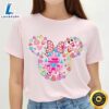Valentine Mickey Mouse Disney Castle Love Shirt Tee