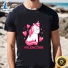 Valentine Unicorn T Shirt Tee