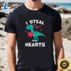 Valentines Day Dinosaur I Steal Hearts T Rex Lovers T-Shirt 2 Valentines Day Dinosaur I Steal Hearts T Rex Lovers T Shirt
