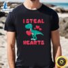 Valentines Day I Steal Hearts Trex Lovers T-Shirt 2 Valentines Day I Steal Hearts Trex Lovers T Shirt