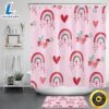 Valentines Day Pattern Shower Curtains Hearts Bathroom Set Happy Valentines Day Gift For Him 3 Valentines Day Pattern Shower Curtains Hearts Bathroom Set Happy Valentines Day Gift For Him
