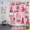 Valentines Gnome Love Shower Curtains Romantic Gift Valentine Bathroom Decor Gift For Him 3 Valentines Gnome Love Shower Curtains Romantic Gift Valentine Bathroom Decor Gift For Him