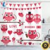 Valentines Xoxo Shower Curtains Owl Couple Curtains Bathroom Decor Valentine Gift Romantic Gift Idea 3 Valentines Xoxo Shower Curtains Owl Couple Curtains Bathroom Decor Valentine Gift Romantic Gift Idea