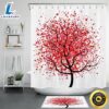 Valentins Day Bathroom Shower Curtain Tree With Hearts Bathroom Decor Loving Couple Home Bath Decor 3 Valentins Day Bathroom Shower Curtain Tree With Hearts Bathroom Decor Loving Couple Home Bath Decor