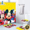 Yellow Mickey Minnie Mouse Bathroom Set Shower Curtain Bath Mat Toilet Lid Cover 3 Yellow Mickey Minnie Mouse Bathroom Set Shower Curtain Bath Mat Toilet Lid Cover