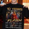 10 Years 2014 2024 The Flash Thank You For The Memories Tshirt