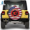 Calgary Flames Spare Tire Covers Custom US Flag Style 2 Calgary Flames Spare Tire Covers Custom US Flag Style