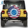 Detroit Lions Spare Tire Covers Custom US Flag Style 2 Detroit Lions Spare Tire Covers Custom US Flag Style