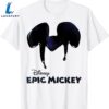 Disney Epic Mickey Dark Paint Drip Logo T Shirt