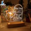 Generic 3D Illusion Lamp LED Wooden Base Acrylic Engraved Night To Mom 3 Generic 3D Illusion Lamp LED Wooden Base Acrylic Engraved Night To Mom