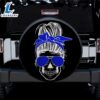 Girl Skull Blue Car Spare Tire Covers Gift For Campers