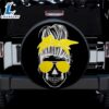 Girl Skull Yellow Car Spare Tire Covers Gift For Campers