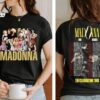 Madonna The Celebration Tour Four Decades Music Tour 2024 Two-Sided Shirt 3 Madonna The Celebration Tour Four Decades Music Tour 2024 Two Sided Shirt