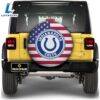 NFL Indianapolis Colts Spare Tire Covers Custom US Flag Style 3 NFL Indianapolis Colts Spare Tire Covers Custom US Flag Style