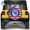 New York Rangers Spare Tire Covers Custom US Flag Style