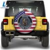 Vegas Golden Knights Spare Tire Covers Custom US Flag Style 2 Vegas Golden Knights Spare Tire Covers Custom US Flag Style