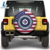 Winnipeg Jets Spare Tire Covers Custom US Flag Style