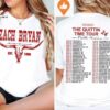 Zach Bryan 2024 Tour Quittin Time T Shirt Retro Gift Cotton Fans Country Music