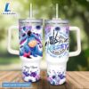 Custom Name Eeyore Girl Its All Messy 40oz Stainless Steel Tumbler with Handle and Straw Lid