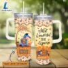 Custom Name Eeyore Most Wonderful Time Fall Leaf Pattern 40oz Stainless Steel Tumbler with Handle and Straw Lid 2 Custom Name Eeyore Most Wonderful Time Fall Leaf Pattern 40oz Stainless Steel Tumbler with Handle and Straw Lid