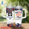 Custom Name I'm The Psychotic Broncos Girl Flower Pattern 40oz Stainless Steel Tumbler with Handle and Straw Lid 2 Custom Name Im The Psychotic Broncos Girl Flower Pattern 40oz Stainless Steel Tumbler with Handle and Straw Lid
