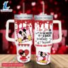 Custom Name Mickey Love You To The Moon amp Back 40oz Stainless Steel Tumbler with Handle and Straw Lid
